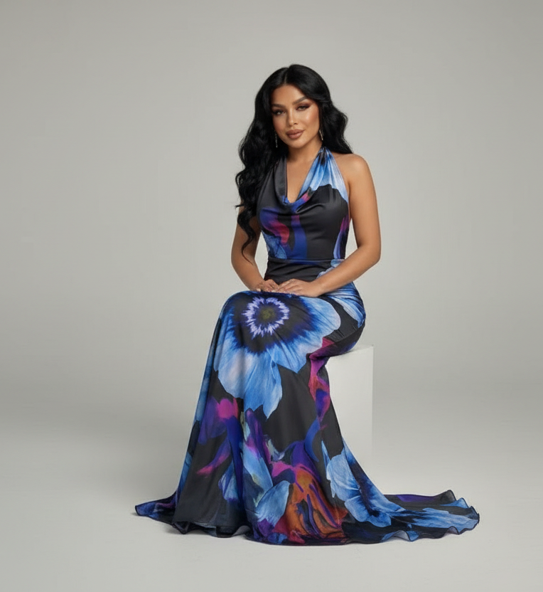 The Midnight Bloom Maxi