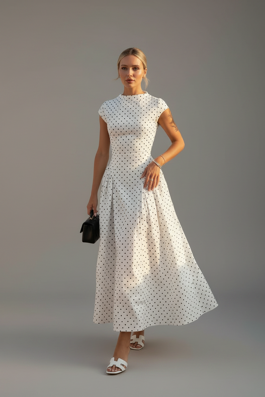 The Monaco Polka Dress