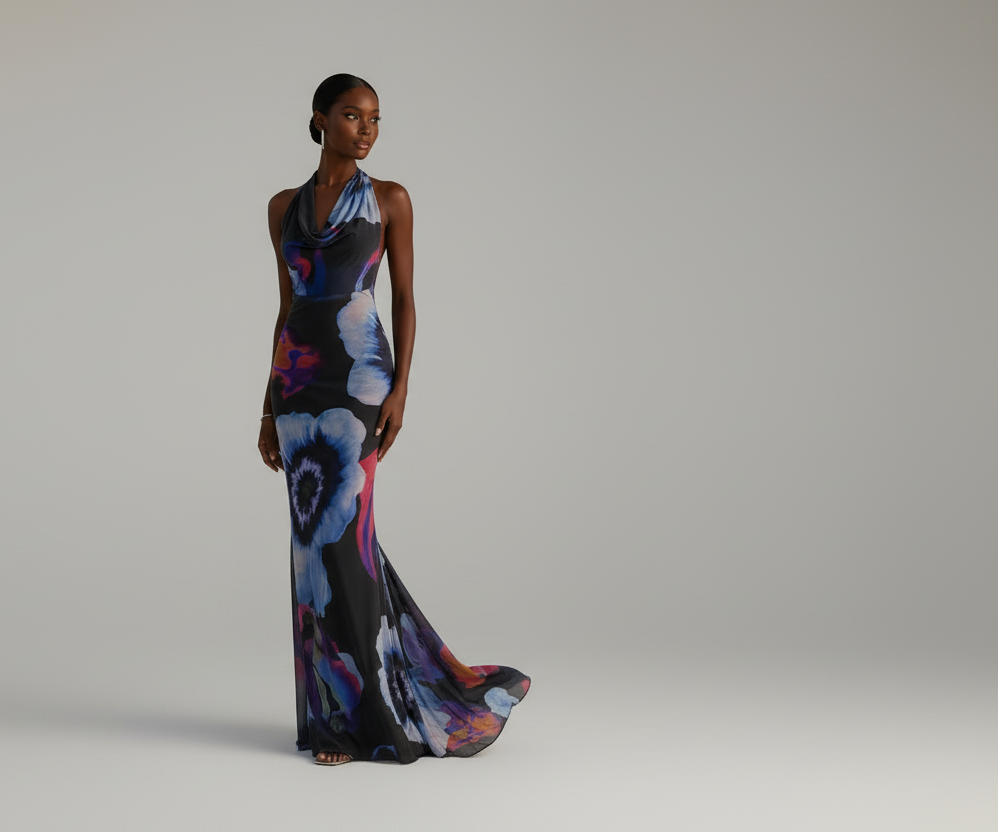 The Midnight Bloom Maxi