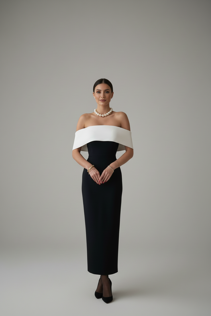 The Noir & Blanc Bodycon