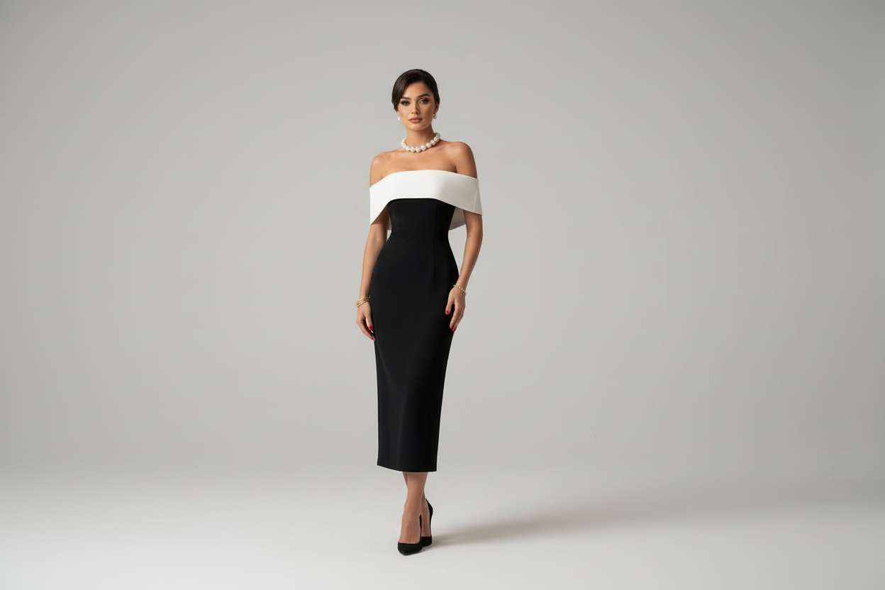 The Noir & Blanc Bodycon