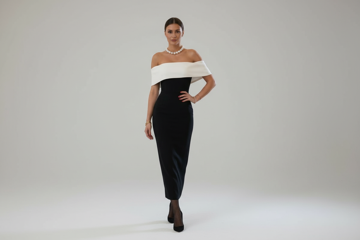 The Noir & Blanc Bodycon