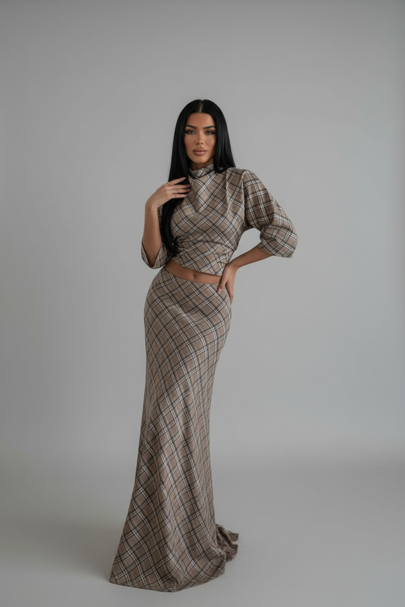 The Retro Check Two Piece
