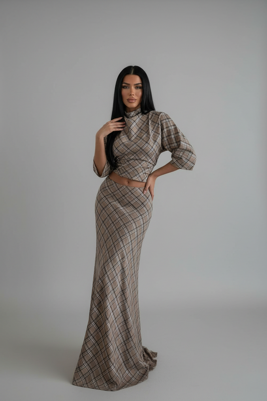 The Retro Check Two Piece